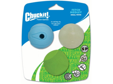 Chuckit! Fetch Medley Balls Small 5 cm set 3 pcs