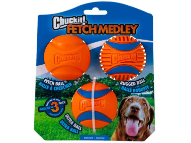 Chuckit! Fetch Medley Gen 3 Medium 6,5 cm 3 pcs