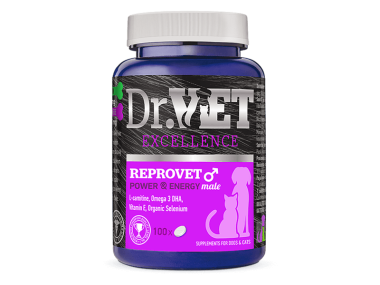 Dr.VET Excellence REPROVET Male Power & Energy semen quality 100 g 100 tablets 