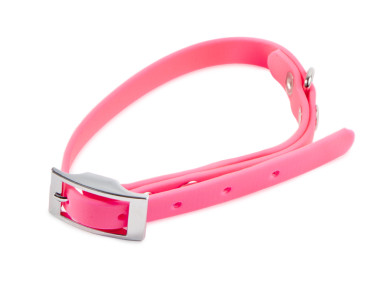 Firedog BioThane collar Basic 13 mm 20-28 cm pink