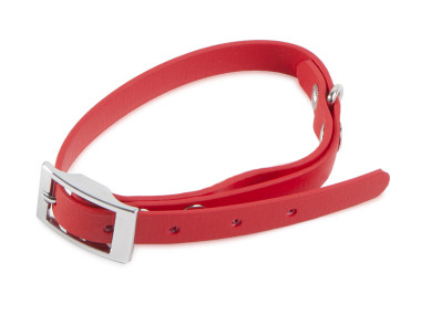 Firedog BioThane collar Basic 13 mm 20-28 cm red