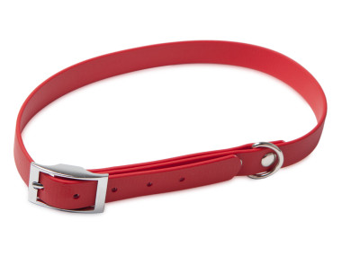 Firedog BioThane collar Basic 19 mm 30-38 cm red