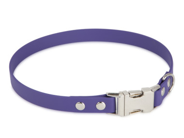 Firedog BioThane collar Clip 19 mm 41 cm violet