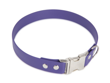 Firedog BioThane Halsband Clip 25 mm 35 cm violett