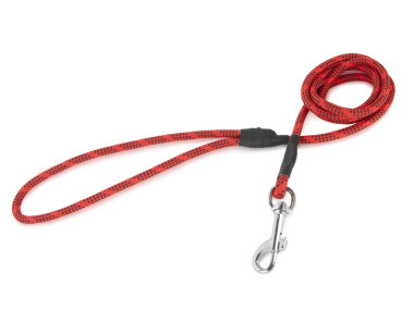 Firedog Classic leash 6 mm 130 cm red/black