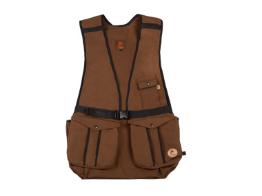 Firedog Hunting vest Profi M canvas brown