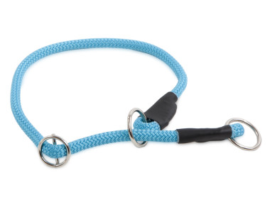 Firedog Slip collar 8 mm 35 cm aqua blue