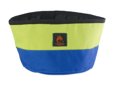 Firedog Travel bowl 2,0 L blue/neon green