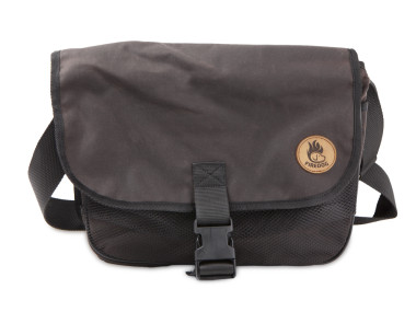 Firedog Waxed cotton Dummy bag Profi M brown