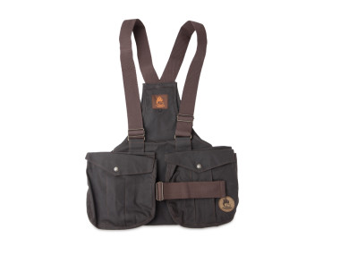 Firedog Waxed cotton Dummy vest Trainer M brown