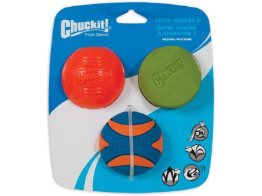 Chuckit! Fetch Medley 2 Medium 6,5 cm 3 pcs